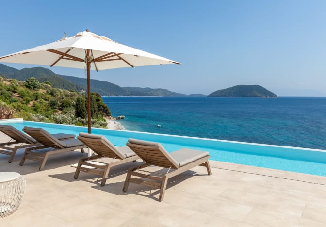 Luxury villas on Skopelos